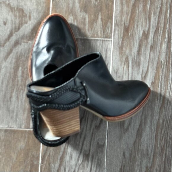 Dolce Vita DV8 Women's Size 8 Black Heeled Western Style Mules - Picture 3 of 7